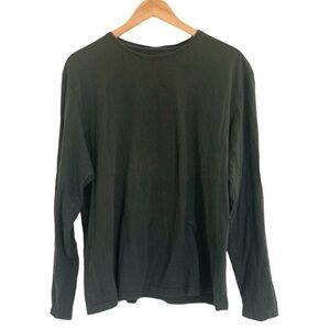 Gap | Green athletic fit long sleeve crewneck tee size large
